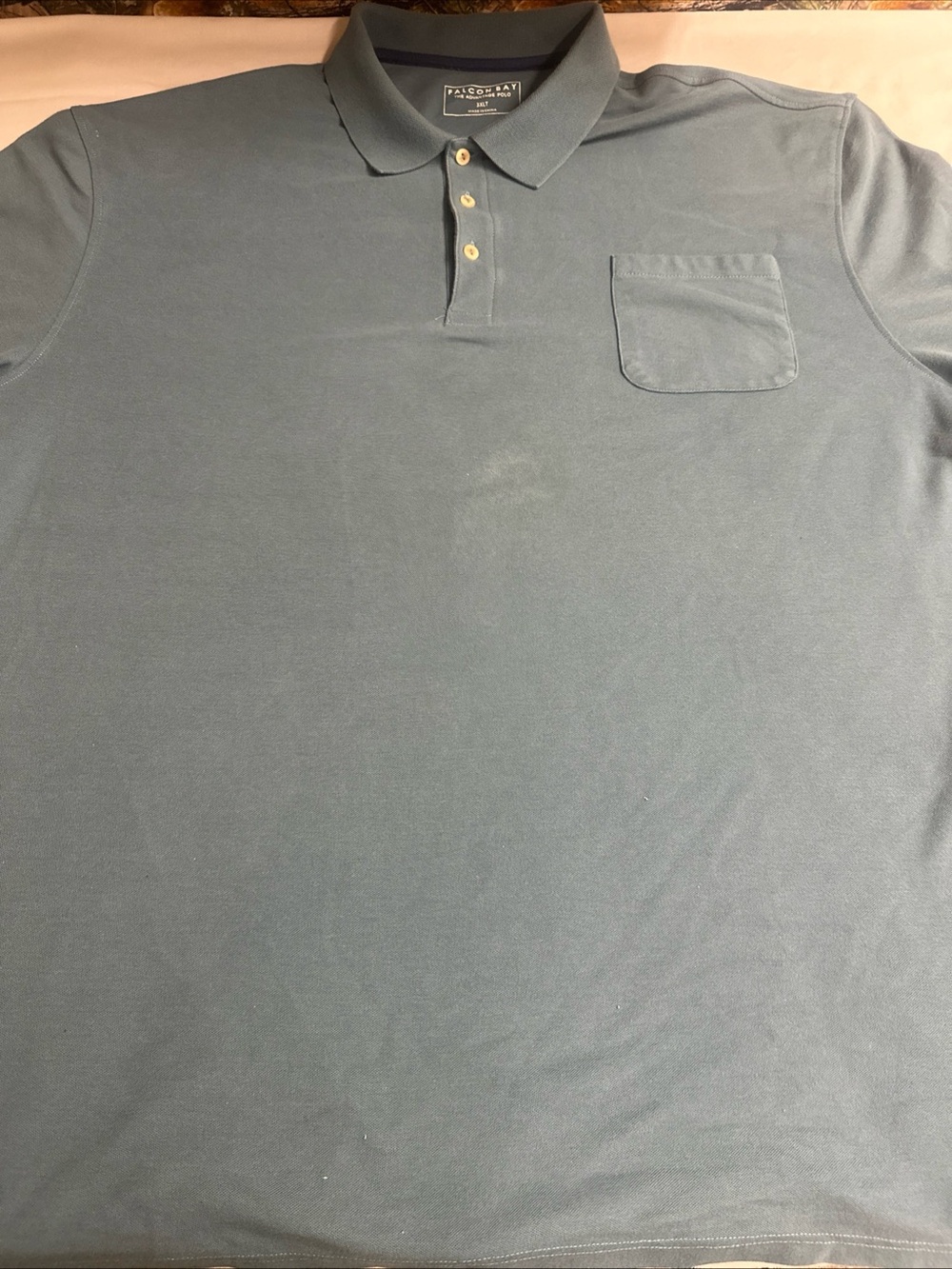 Polo Shirt with Chest Pocket - Blue - Falcon Bay